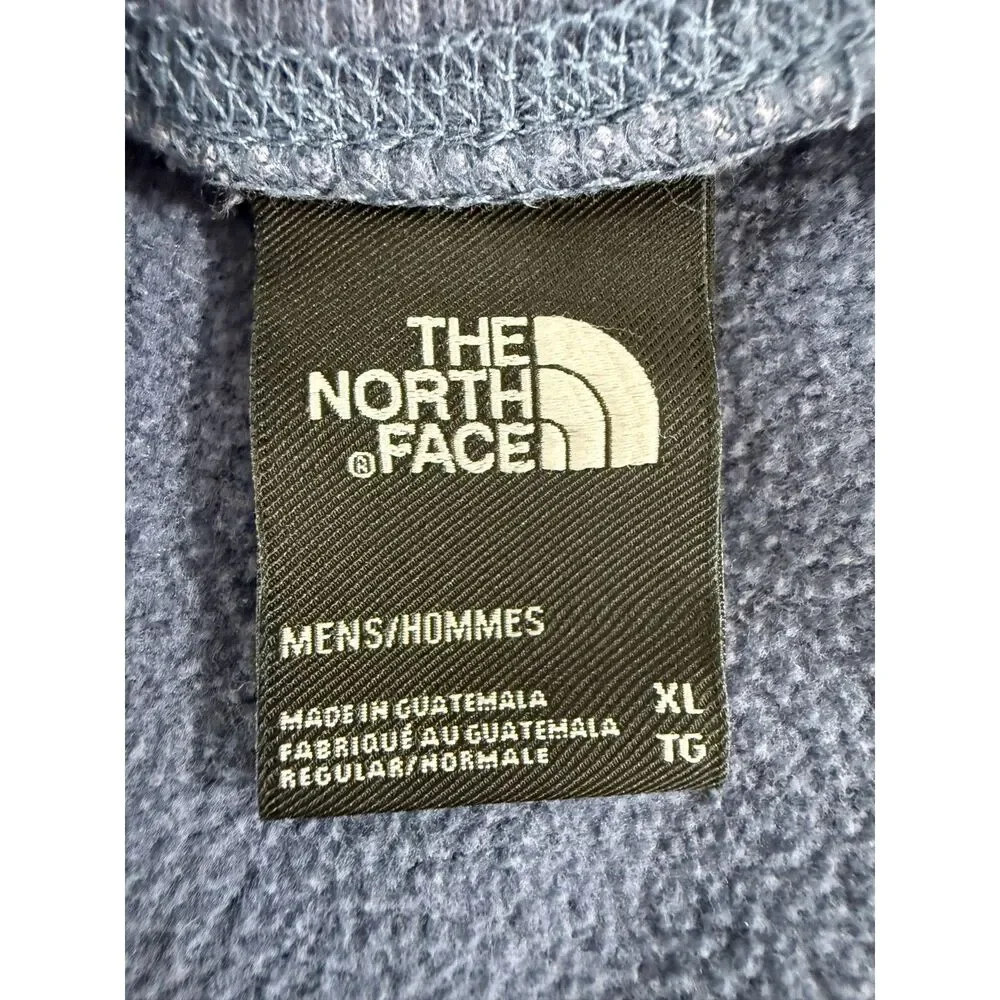 The North Face Heritage Patch Crewneck Sweatshirt Men XL Blue A55TM Fleece
